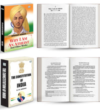 Why I Am an Atheist and Other Works, The Constitution of India and Annihilation of Caste | Bhagat Singh and Dr. B. R. Ambedkar Book Combo | Democracy Equality Social Reform and Political Thought Paperback Set