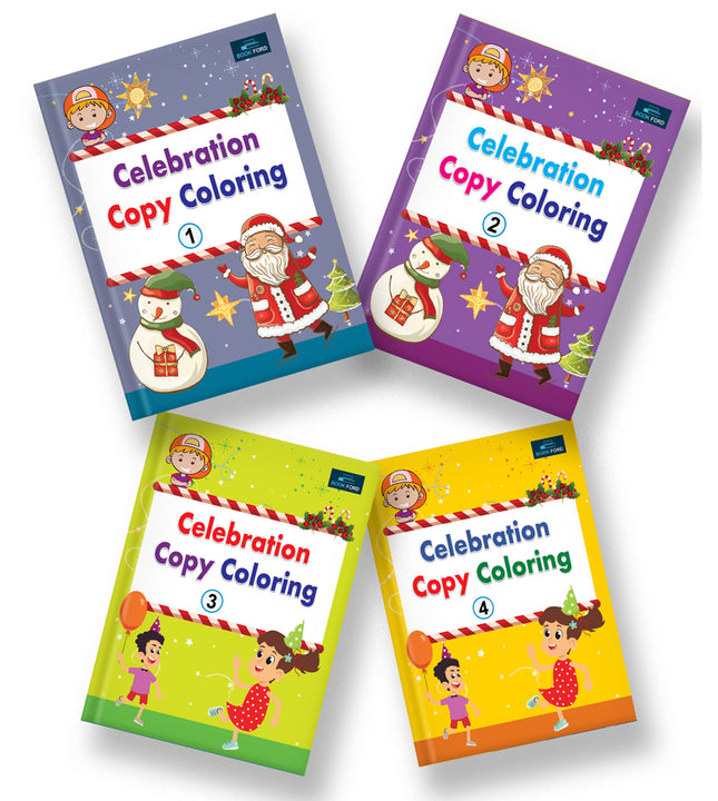 Celebration Coloring Book For Kids- Fun with Educational Colorful Imagery, Engaging Activities and Entertainment Drawing Books For Kids-kids colouring
