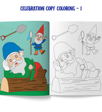 Celebration Coloring Book For Kids- Fun with Educational Colorful Imagery, Engaging Activities and Entertainment Drawing Books For Kids-kids colouring