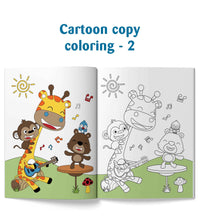 Cartoon Copy Coloring Book For Kids With 64 Pages(Set Of 4)- Fun, Educational, Colorful Imagery, Engaging Activities, and Hours of Entertainment Drawing Books For Kids.