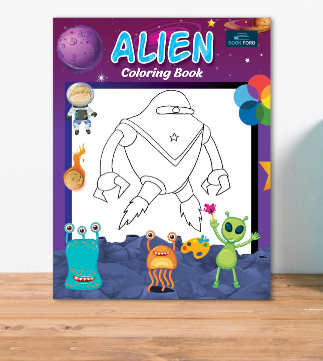 Alien Coloring Book For Kids