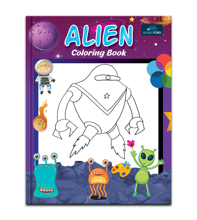 Alien Coloring Book For Kids