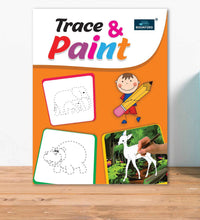 Trace And Paint Coloring Book For Kids