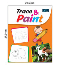 Trace And Paint Coloring Book For Kids
