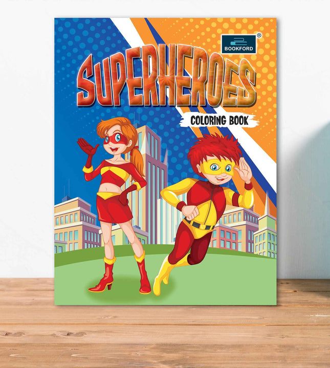 Super Heroes Coloring Book For Kids