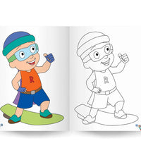 Super Heroes Coloring Book For Kids