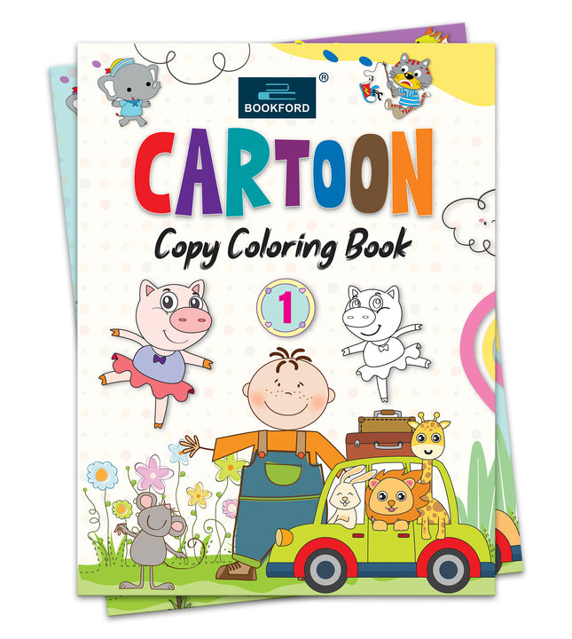 Cartoon Copy Coloring Book Part 1 Coloring Book For Kids