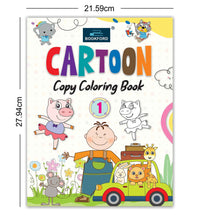Cartoon Copy Coloring Book -Part 1 Coloring Book For Kids
