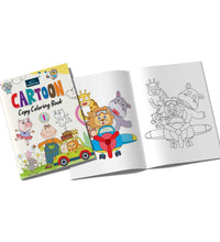 Cartoon Copy Coloring Book -Part 1 Coloring Book For Kids