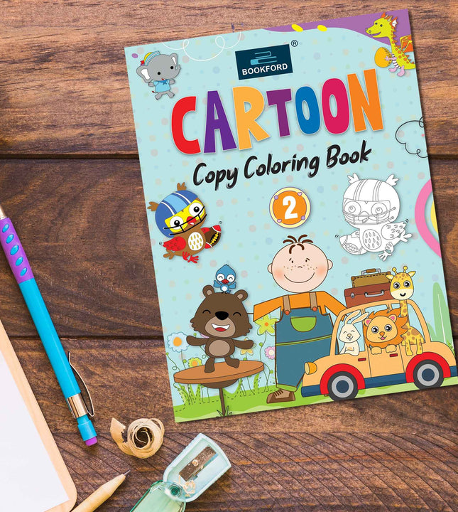 Cartoon Copy Coloring Book Part 2 -Coloring Book For Kids