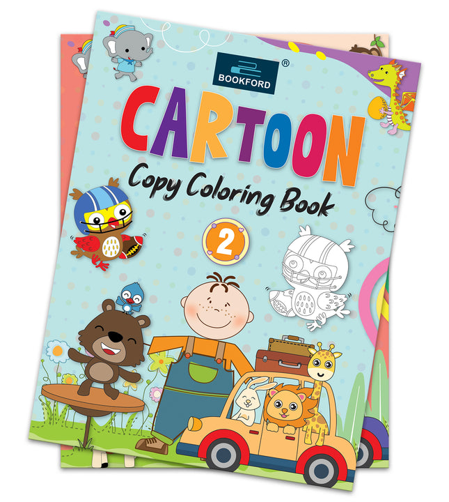 Cartoon Copy Coloring Book Part 2 Coloring Book For Kids