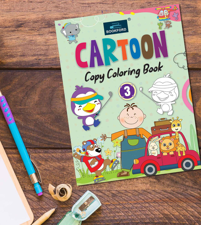 Cartoon Copy Coloring Book Part 3 -Coloring Book For Kids