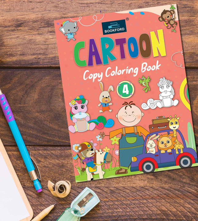 Cartoon Copy Coloring Book Part 4 -Coloring Book For Kids