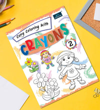 Copy Coloring With Crayons Book Part 2- Coloring Book For Kids