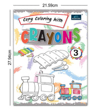 Copy Coloring With Crayons Book Part 3 -Coloring Book For Kids