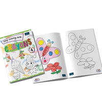 Copy Coloring With Crayons Book Part 4- Coloring Book For Kids