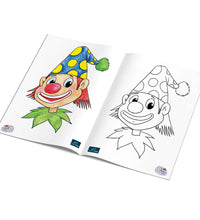 Copy Coloring With Crayons Book Part 4- Coloring Book For Kids