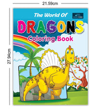 The World Of Dragons Coloring Book For Kids