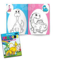 The World Of Dragons Coloring Book For Kids