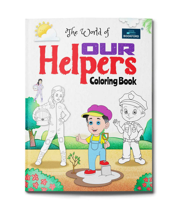 The World Of Our Helpers Coloring Book For Kids