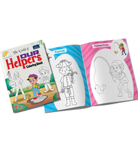 The World Of Our Helpers Coloring Book For Kids