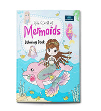 The World Of Mermaids Coloring Book For Kids