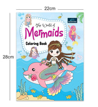 The World Of Mermaids Coloring Book For Kids