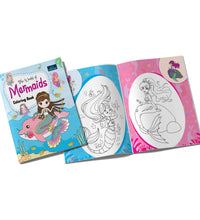 The World Of Mermaids Coloring Book For Kids