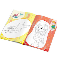 The World Of Mermaids Coloring Book For Kids