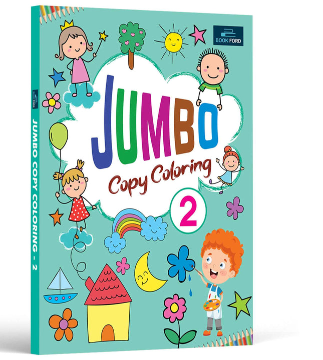 Jumbo Copy Coloring Book Part 2 -Coloring Book For Kids