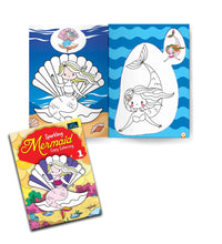 Sparkling Mermaid Copy Coloring Book - Part 1 For Kids
