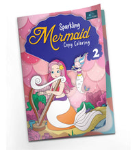 Sparkling Mermaid Copy Coloring Book - Part 2 For Kids