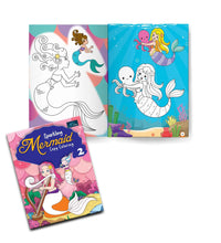 Sparkling Mermaid Copy Coloring Book - Part 2 For Kids