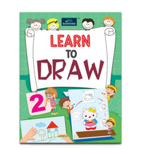Learn To Draw - 2 Simple Step-by-Step Drawing Book Part 1 for Kids
