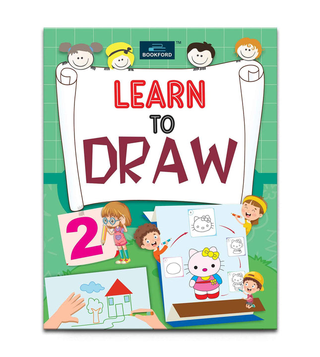 Learn To Draw - 2 Simple Step-by-Step Drawing Book Part 1 for Kids
