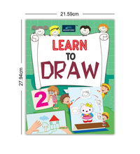 Learn To Draw - 2 Simple Step-by-Step Drawing Book Part 1 for Kids