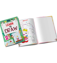 Learn To Draw - 2 Simple Step-by-Step Drawing Book Part 1 for Kids