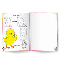 Learn To Draw - 2 Simple Step-by-Step Drawing Book Part 1 for Kids