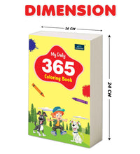 My Daily 365 Pages Coloring | Fun Creative Coloring Activity Book for Kids | Educational Art and Drawing Practice.