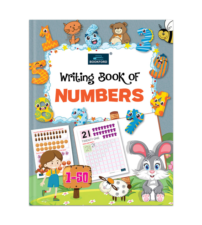 Writing Book Of Numbers 1-50 For Kids