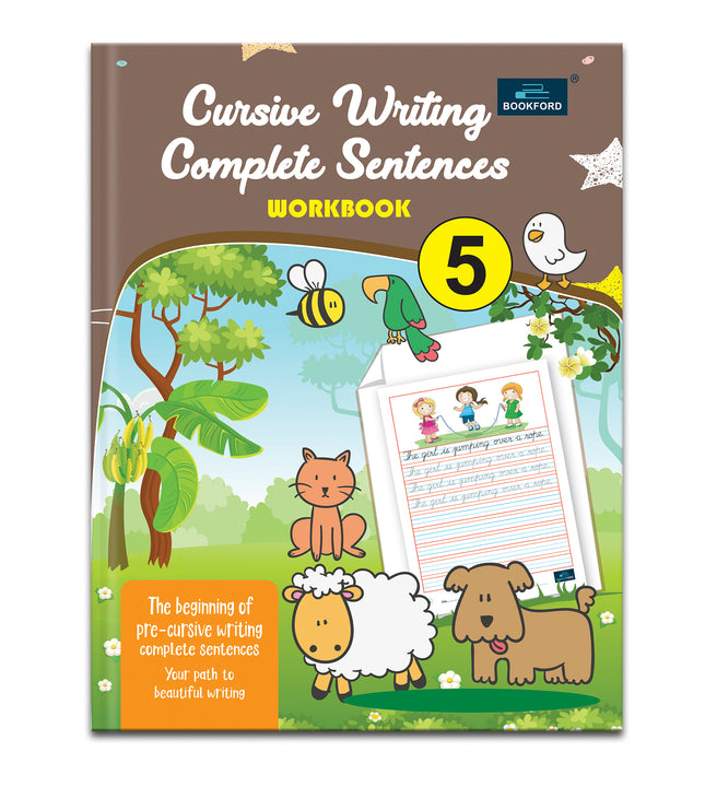 Cursive Writing Complete Sentence Books For Kids - Part 5