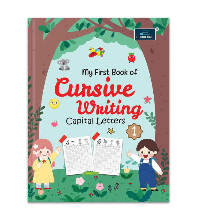 My First Book Of Cursive Writing - Capital Letter Books For Kids