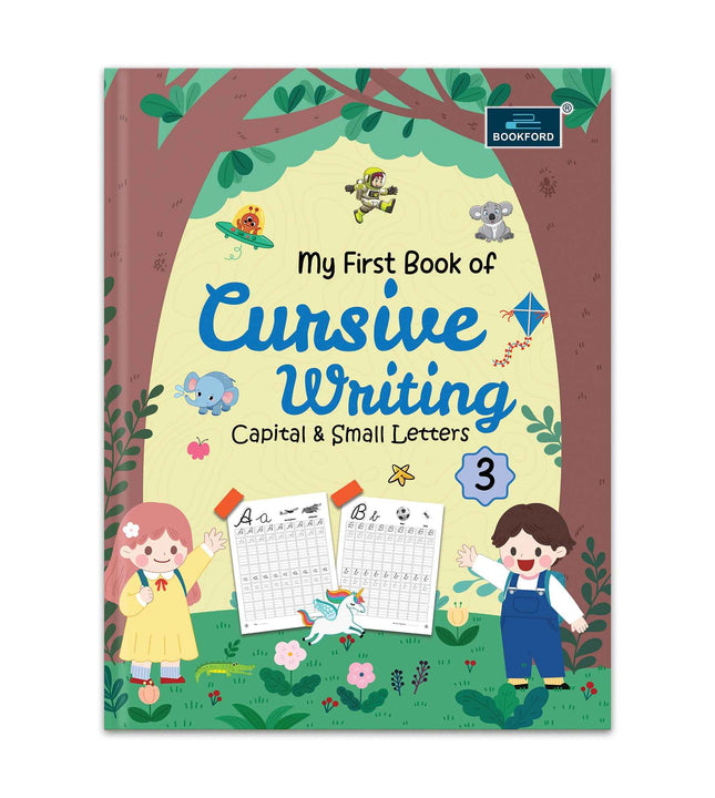 My First Book Of Cursive Writing - Capital & Small Letter Books For Kids