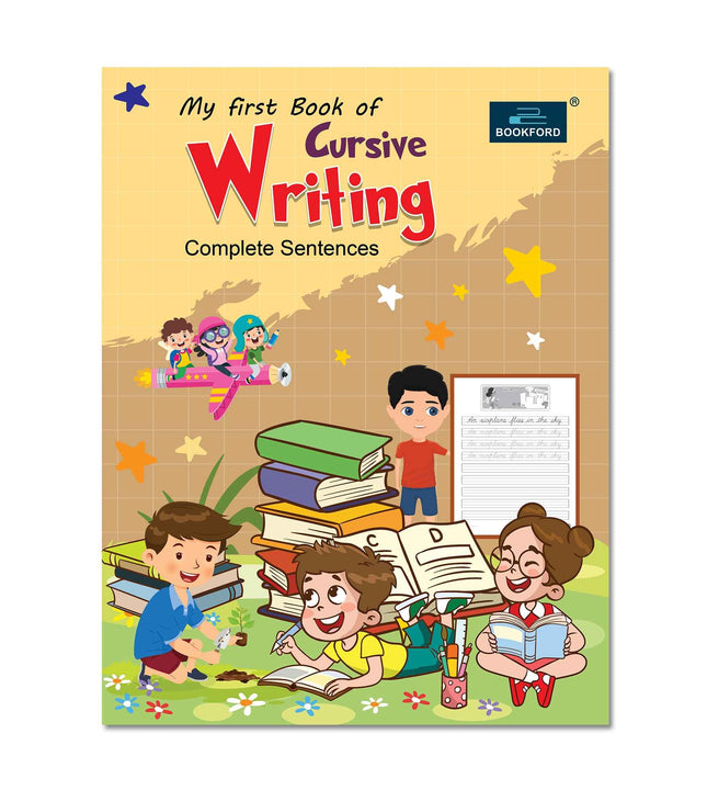 My First Book Of Cursive Writing - Complete Sentences Books For Kids