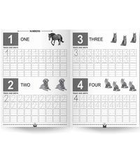 My First 3 In 1 Writing Book For Kids  Single Color