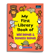 Library Animals Book My First Library Book Of - Wild Animals And Domestic Animals Books For ...
