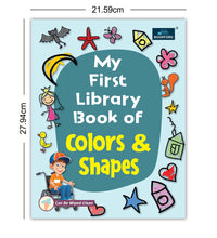 My First Library book of -Alphabet, Body Parts, Colours & Shapes, Fruits, Good Manners, Hindi Varnamala, Nursery Rhymes-Set of 10