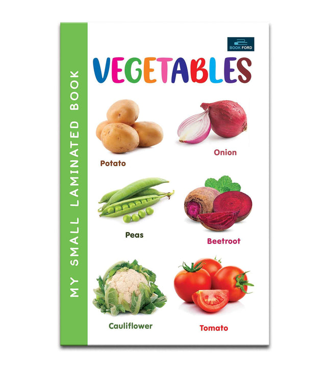 My Small Laminated Book - Vegetables Books For Kids Learning books for kids and childrens