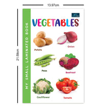 My Small Laminated Book - Vegetables Books For Kids Learning books for kids and childrens