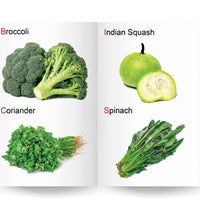 My Small Laminated Book - Vegetables Books For Kids Learning books for kids and childrens